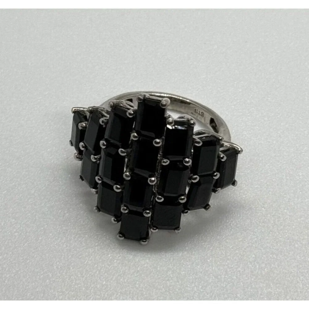 925 STERLING SILVER TOURMALINE RING SIZE 5.5